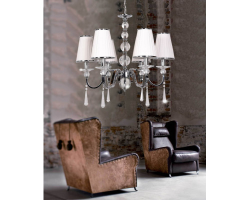 Сделать заказ Подвесная люстра Lumina Deco LDP 1158-6 WT| VIVID-LIGHT.RU