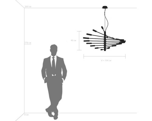 Сделать заказ Подвесная люстра Lightstar 733187| VIVID-LIGHT.RU