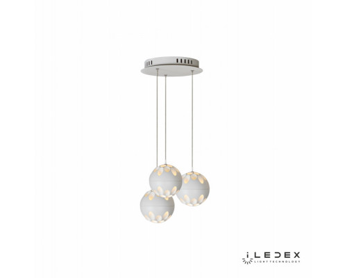 Оформить заказ Подвесная люстра iLedex P1009-3 WH| VIVID-LIGHT.RU