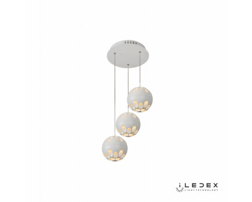 Сделать заказ Подвесная люстра iLedex P1009-3 WH| VIVID-LIGHT.RU