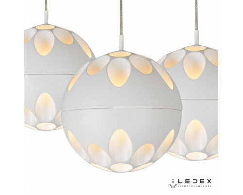 Сделать заказ Подвесная люстра iLedex P1009-3 WH| VIVID-LIGHT.RU