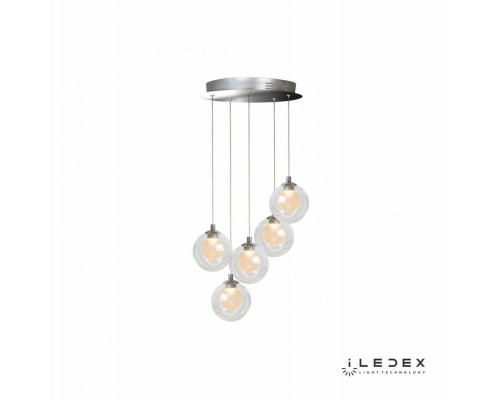 Заказать Подвесная люстра iLedex C4492-5R CR| VIVID-LIGHT.RU