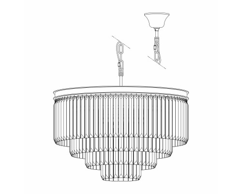 Оформить заказ Подвесная люстра Citilux CL332141| VIVID-LIGHT.RU