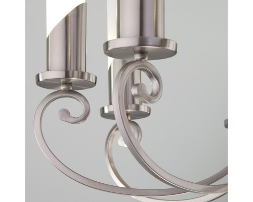 Оформить заказ Подвесная люстра Eurosvet 60117/8 никель| VIVID-LIGHT.RU