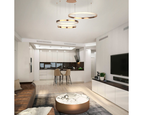 Сделать заказ Подвесная люстра Eurosvet 90275/3 медный Smart| VIVID-LIGHT.RU