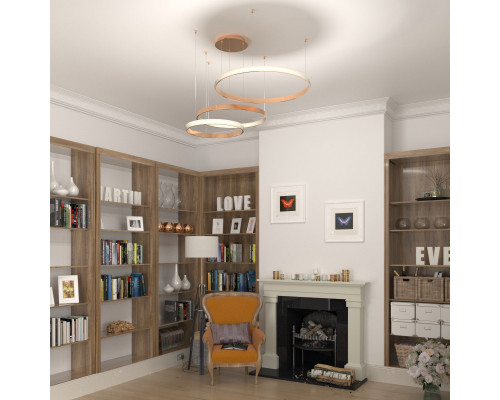 Сделать заказ Подвесная люстра Eurosvet 90275/3 медный Smart| VIVID-LIGHT.RU