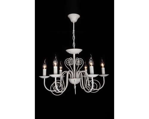 Сделать заказ Подвесная люстра Eurosvet 60018/6 белый с золотом| VIVID-LIGHT.RU