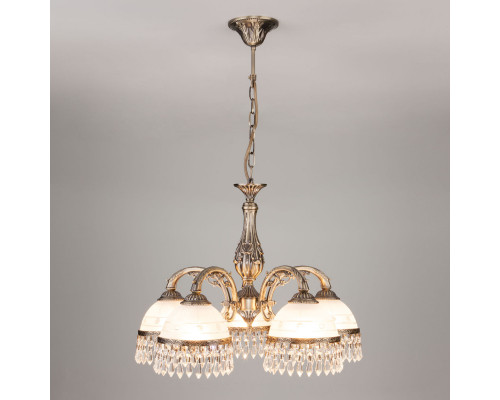 Сделать заказ Подвесная люстра Eurosvet 22823/5 античная бронза| VIVID-LIGHT.RU