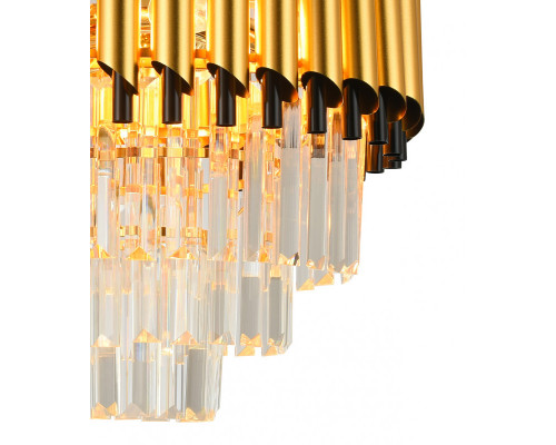 Заказать Подвесная люстра Natali Kovaltseva DARIAN 76017/5C GOLD| VIVID-LIGHT.RU