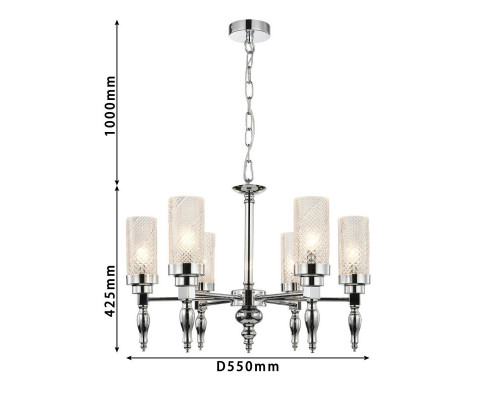 Оформить заказ Подвесная люстра Favourite 2813-6P| VIVID-LIGHT.RU