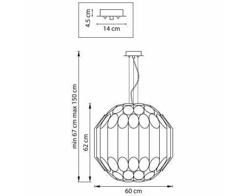 Сделать заказ Подвесная люстра Lightstar 720807| VIVID-LIGHT.RU