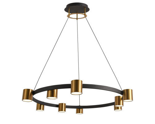 Купить Подвесная люстра Natali Kovaltseva LED LAMPS 81129/7C BRASS BLACK| VIVID-LIGHT.RU