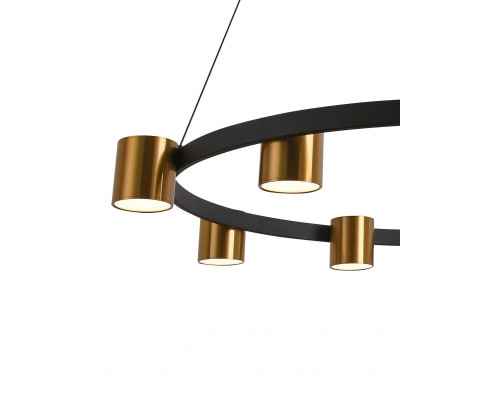 Заказать Подвесная люстра Natali Kovaltseva LED LAMPS 81129/7C BRASS BLACK| VIVID-LIGHT.RU