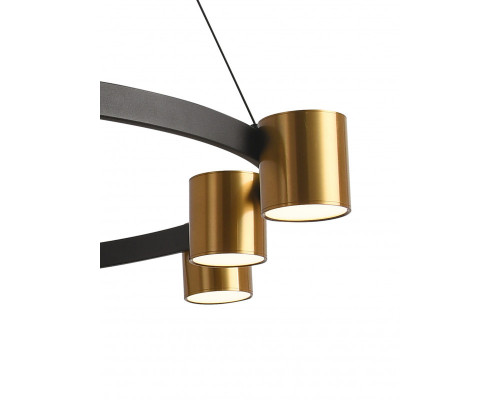 Заказать Подвесная люстра Natali Kovaltseva LED LAMPS 81129/7C BRASS BLACK| VIVID-LIGHT.RU