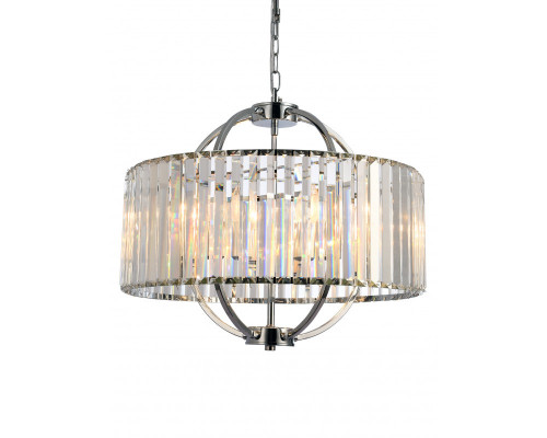 Заказать Подвесная люстра Natali Kovaltseva PLAZA 81408/5C CHROME| VIVID-LIGHT.RU
