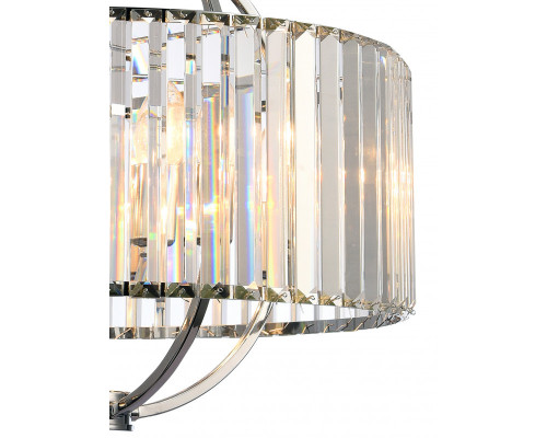 Заказать Подвесная люстра Natali Kovaltseva PLAZA 81408/5C CHROME| VIVID-LIGHT.RU