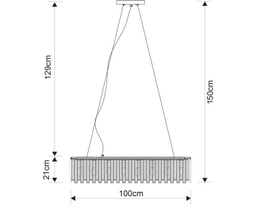 Купить Подвесная люстра Divinare 1223/02 SP-8| VIVID-LIGHT.RU