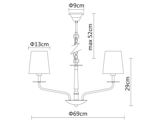 Оформить заказ Подвесная люстра ARTE Lamp A1048LM-8CC| VIVID-LIGHT.RU