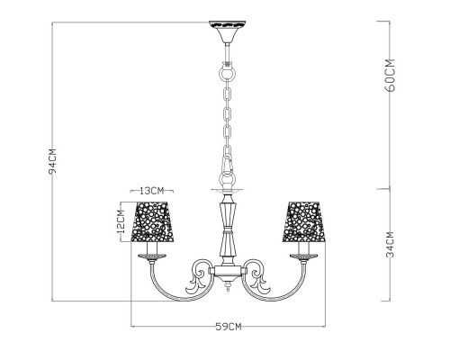 Купить Подвесная люстра ARTE Lamp A5468LM-5WG| VIVID-LIGHT.RU