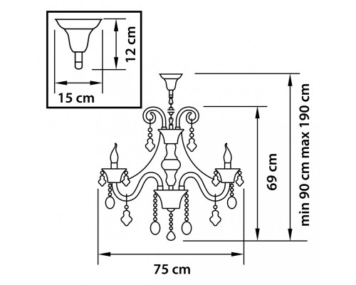 Заказать Подвесная люстра Lightstar 710082| VIVID-LIGHT.RU