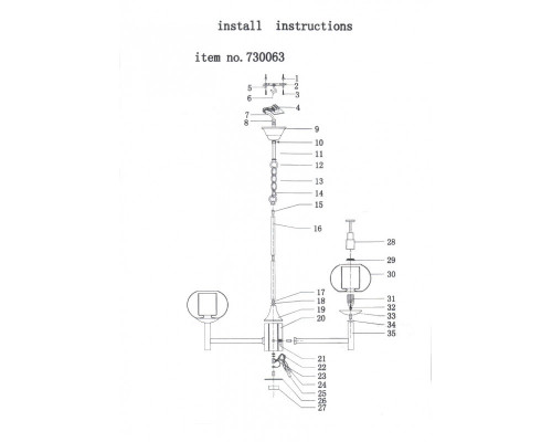 Купить Подвесная люстра Lightstar 730063| VIVID-LIGHT.RU