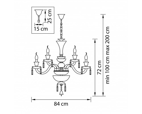 Оформить заказ Подвесная люстра Lightstar 716154| VIVID-LIGHT.RU