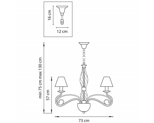 Сделать заказ Подвесная люстра Lightstar 782080| VIVID-LIGHT.RU