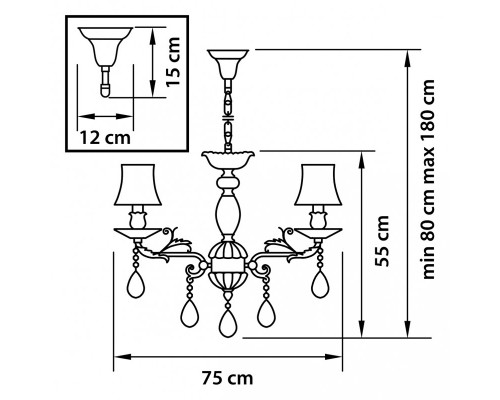 Оформить заказ Подвесная люстра Lightstar 701081| VIVID-LIGHT.RU