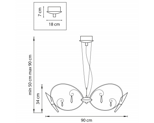 Сделать заказ Подвесная люстра Lightstar 755084| VIVID-LIGHT.RU
