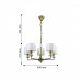 Купить Подвесная люстра F-Promo 2347-5P| VIVID-LIGHT.RU