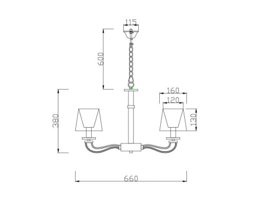 Купить Подвесная люстра Vele Luce VL1764L05| VIVID-LIGHT.RU
