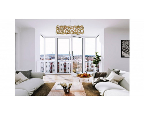 Купить Подвесная люстра Lucia Tucci FABIAN 1557.10 ORO| VIVID-LIGHT.RU