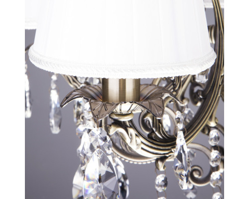 Заказать Подвесная люстра Eurosvet 3646/5 античная бронза/прозрачный хрусталь| VIVID-LIGHT.RU