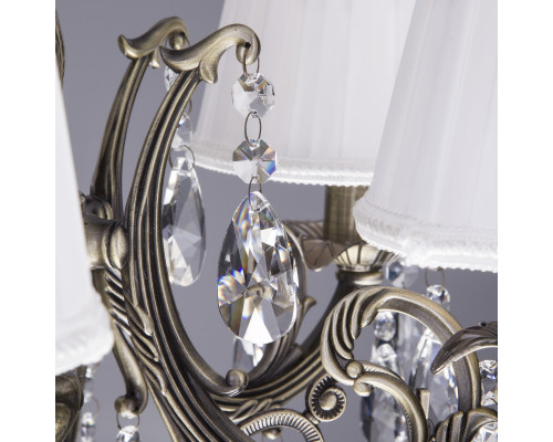 Заказать Подвесная люстра Eurosvet 3646/5 античная бронза/прозрачный хрусталь| VIVID-LIGHT.RU