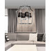 Оформить заказ Подвесная люстра Lumina Deco LDP 1249-4 CHR+BK| VIVID-LIGHT.RU