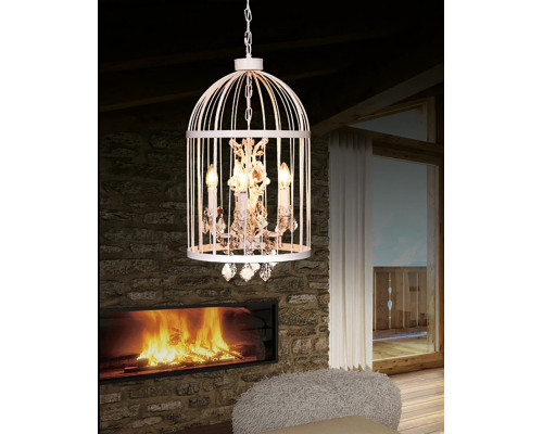 Сделать заказ Подвесная люстра Lumina Deco LDP 161 WT| VIVID-LIGHT.RU