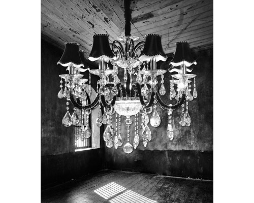 Сделать заказ Подвесная люстра Lumina Deco LDP 66249-8 BK| VIVID-LIGHT.RU