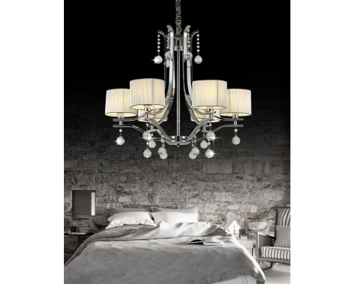 Купить Подвесная люстра Lumina Deco LDP 8443-6 CHR| VIVID-LIGHT.RU