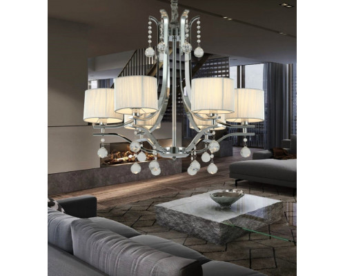 Купить Подвесная люстра Lumina Deco LDP 8443-6 CHR| VIVID-LIGHT.RU