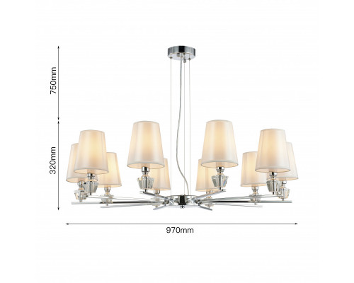 Купить Подвесная люстра Favourite 2677-10P| VIVID-LIGHT.RU