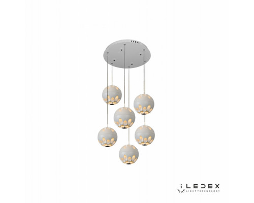 Купить Подвесная люстра iLedex P1009-6 WH| VIVID-LIGHT.RU