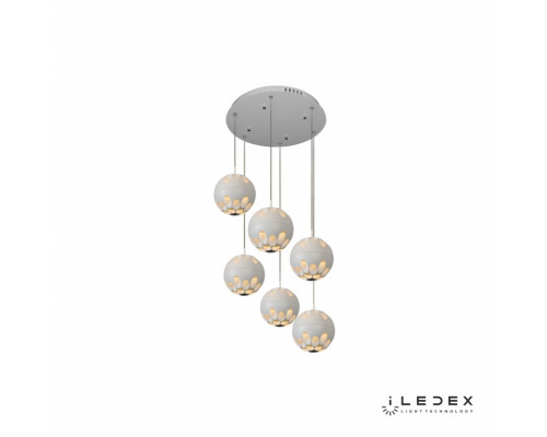 Оформить заказ Подвесная люстра iLedex P1009-6 WH| VIVID-LIGHT.RU
