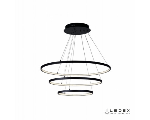 Оформить заказ Подвесная люстра iLedex D098-3 (800x600x400) BK| VIVID-LIGHT.RU