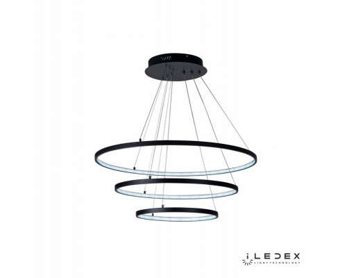 Оформить заказ Подвесная люстра iLedex D098-3 (800x600x400) BK| VIVID-LIGHT.RU
