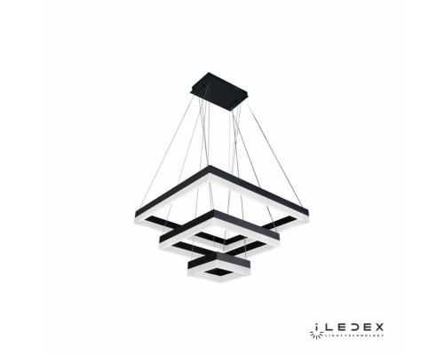 Сделать заказ Подвесная люстра iLedex D0319-3 (200x400x600) BK| VIVID-LIGHT.RU