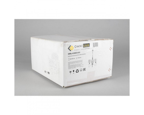 Заказать Подвесная люстра Omnilux OML-63803-03| VIVID-LIGHT.RU