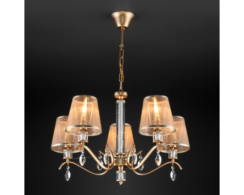 Заказать Подвесная люстра Eurosvet 60103/5 перламутровое золото| VIVID-LIGHT.RU
