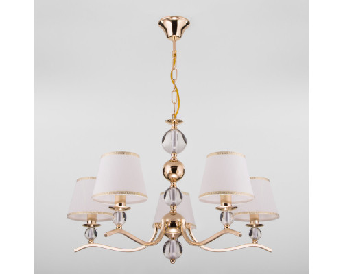 Оформить заказ Подвесная люстра Eurosvet 60097/5 золото| VIVID-LIGHT.RU