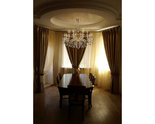 Сделать заказ Подвесная люстра Eurosvet 3600/18 золото Strotskis| VIVID-LIGHT.RU