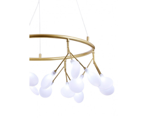 Заказать Подвесная люстра Natali Kovaltseva GRACE 75125/6С GOLD SATIN| VIVID-LIGHT.RU